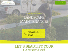 Tablet Screenshot of landscapingservicemesa.com